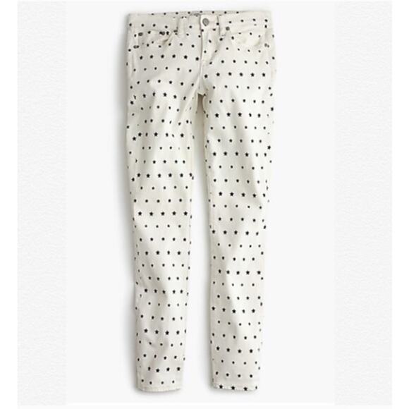 J.CREW NWT Toothpick Skinny Jean in Star Print // 30 - Picture 3 of 10